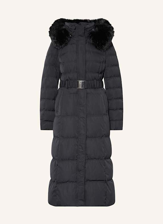 Phase Eight Daunenmantel DIXIE mit abnehmbarem Kunstfell SCHWARZ