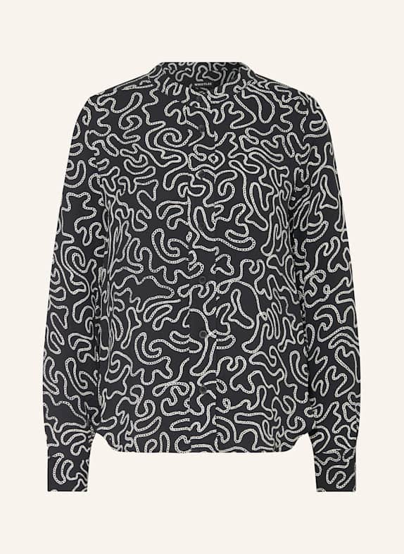 WHISTLES Blouse BLACK/ WHITE