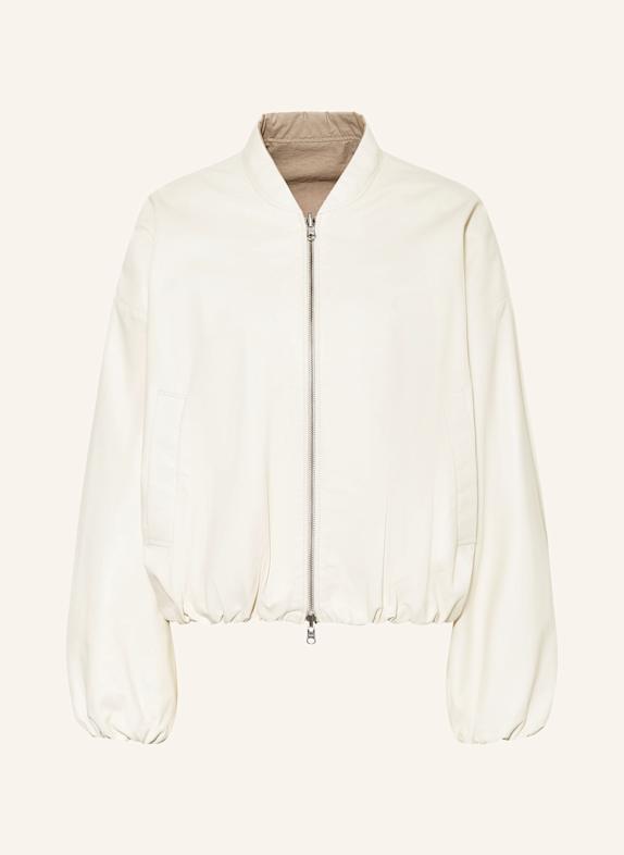 ARMA Lederblouson zum Wenden ECRU