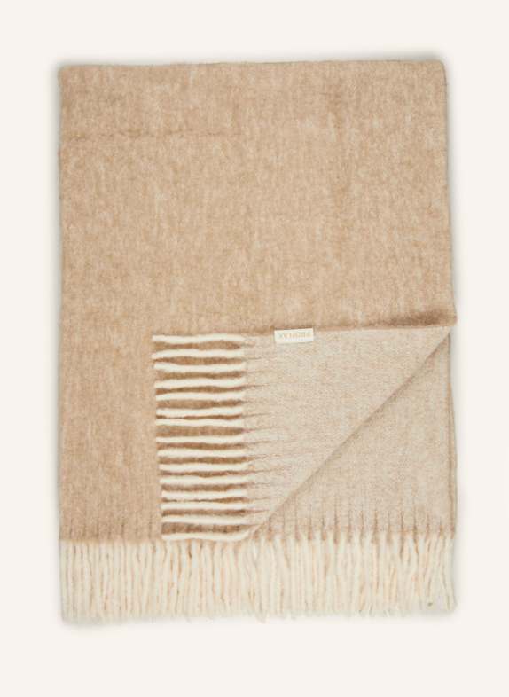 PROFLAX Pl&eacute;d 8209 SVĚTLE HNĚD&Aacute;/ REŽN&Aacute;