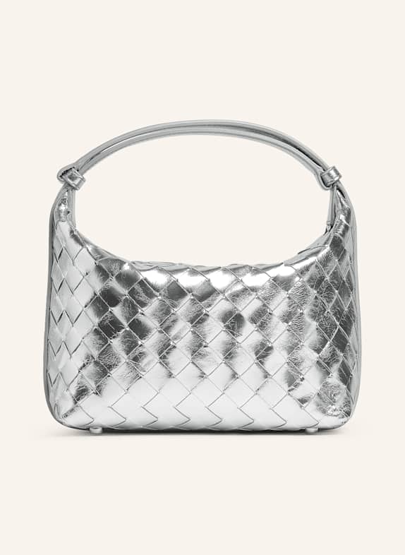 BOTTEGA VENETA Schultertasche WALLACE SILVER/SILVER
