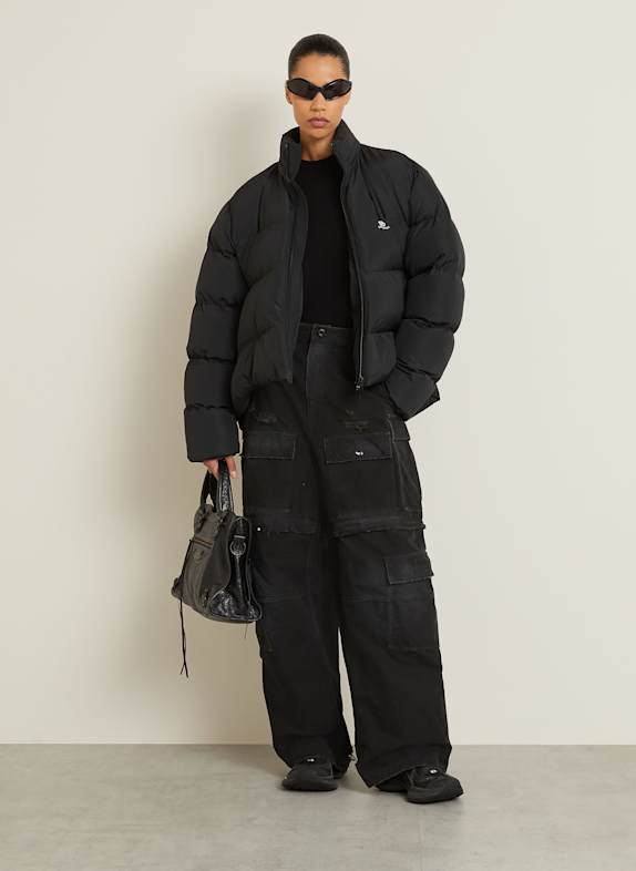 BALENCIAGA Pantalon zippé NOIR
