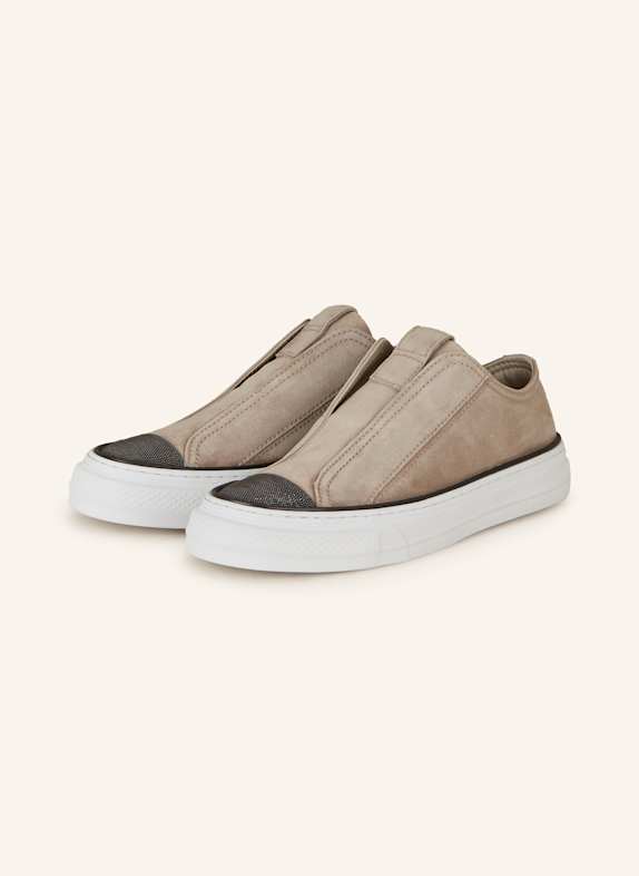 BRUNELLO CUCINELLI Sneaker TAUPE/ SCHWARZ