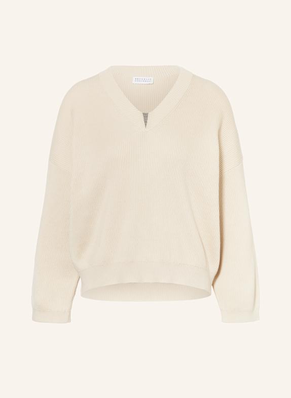 BRUNELLO CUCINELLI Pullover CREME