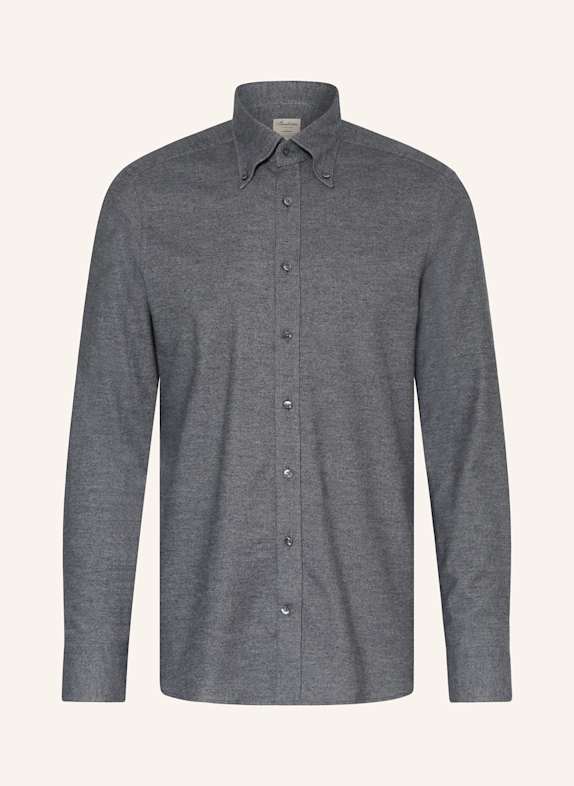 Stenströms Flanellhemd Slim Fit GRAU