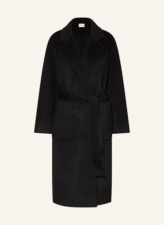 CLAUDIE PIERLOT Wollmantel SCHWARZ