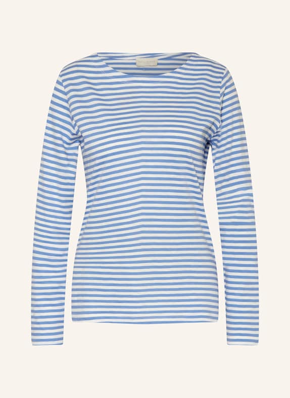 MILANO ITALY Longsleeve HELLBLAU/ WEISS