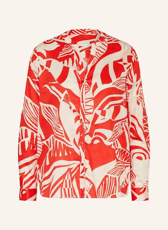 MILANO ITALY Bluse ROT/ ECRU