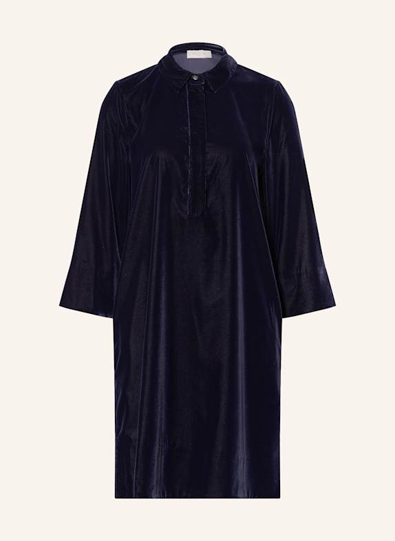 HOBBS Samtkleid MARCIELLA mit 3/4-Arm DUNKELBLAU