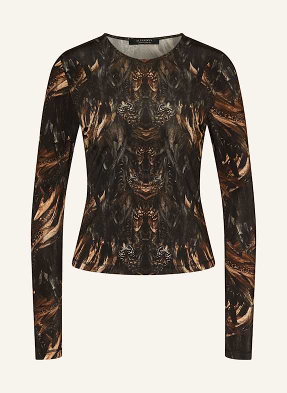 ALLSAINTS Longsleeve KATLYN SCHWARZ/ BRAUN/ KHAKI