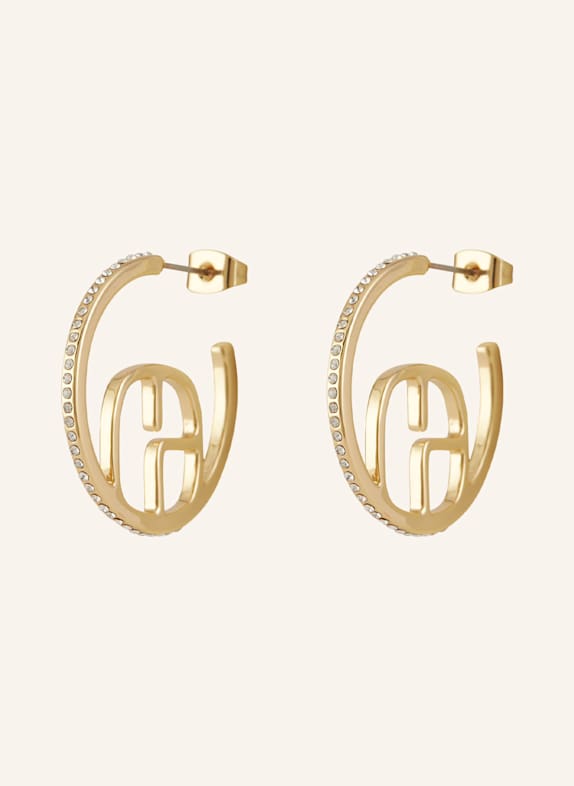 CLAUDIE PIERLOT Ohrringe GOLD/ WEISS