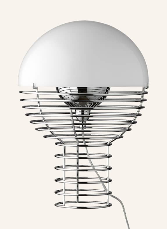 VERPAN Tischleuchte WIRE SILBER/ WEISS