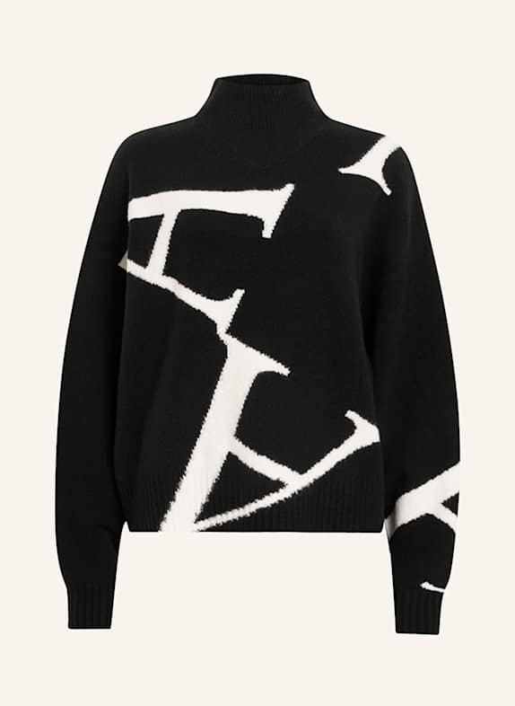 ALLSAINTS Pullover A STAR SCHWARZ/ WEISS