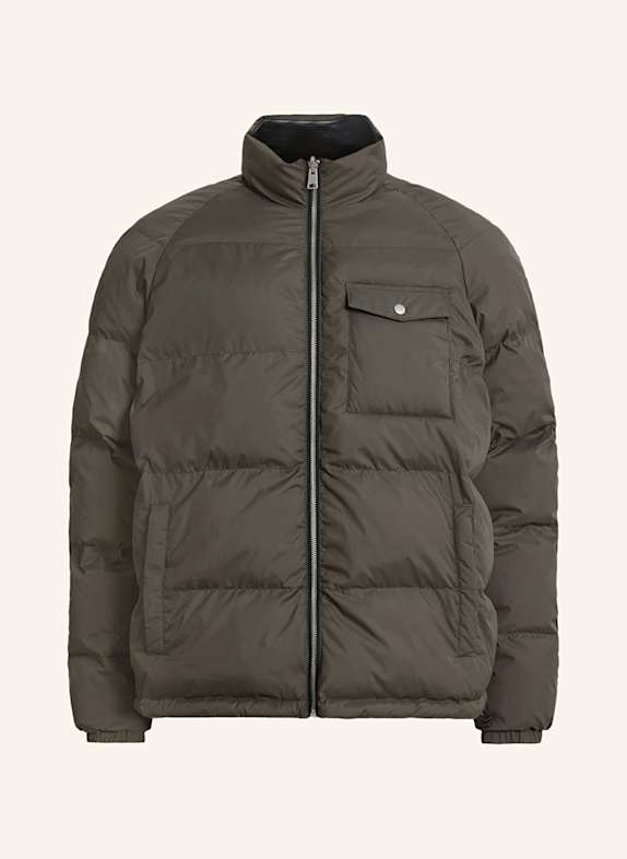 ALLSAINTS GRIFFIN reversible quilted jacket KHAKI