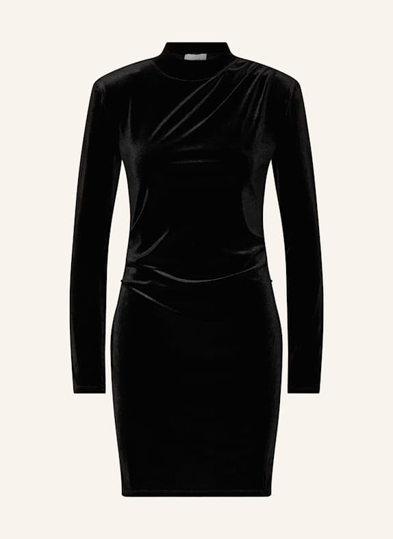 CLAUDIE PIERLOT Etuikleid aus Samt SCHWARZ