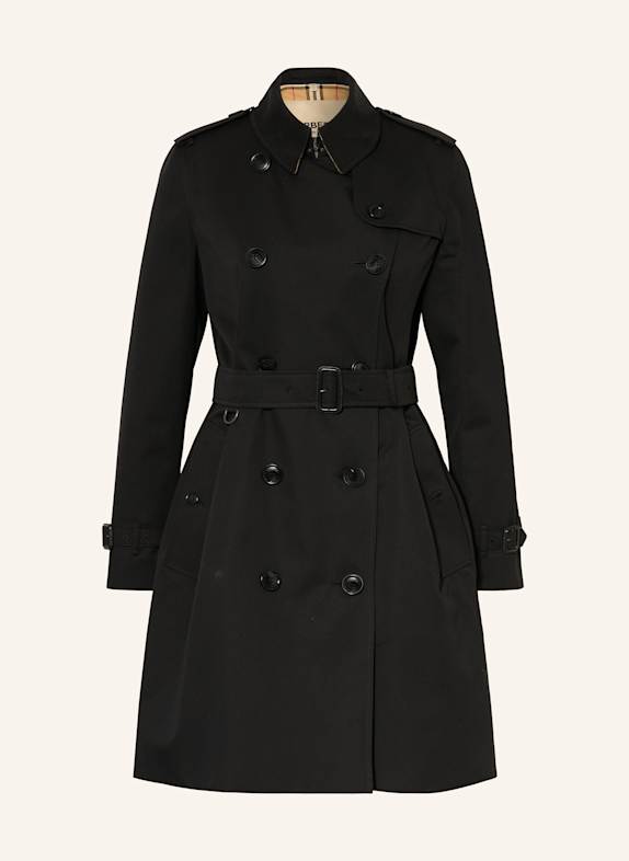 BURBERRY Trenchcoat KENSINGTON SCHWARZ