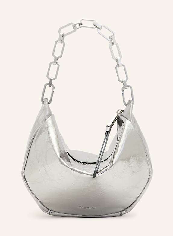 ALLSAINTS MADEA MINI handbag SILVER