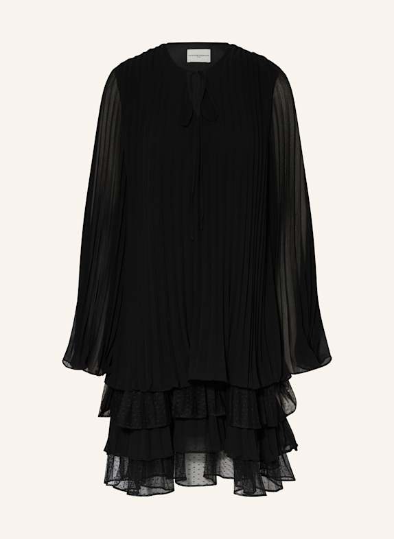 CLAUDIE PIERLOT Plisseekleid SCHWARZ