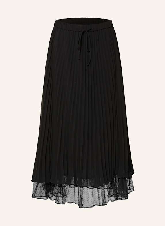 CLAUDIE PIERLOT Plisseerock SCHWARZ