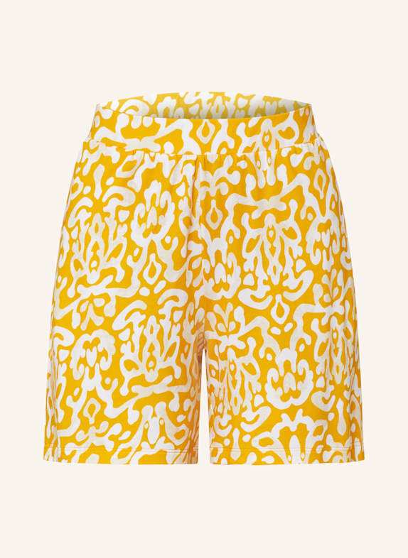 HANRO Schlafshorts SLEEP & LOUNGE DUNKELGELB/ ECRU/ BEIGE