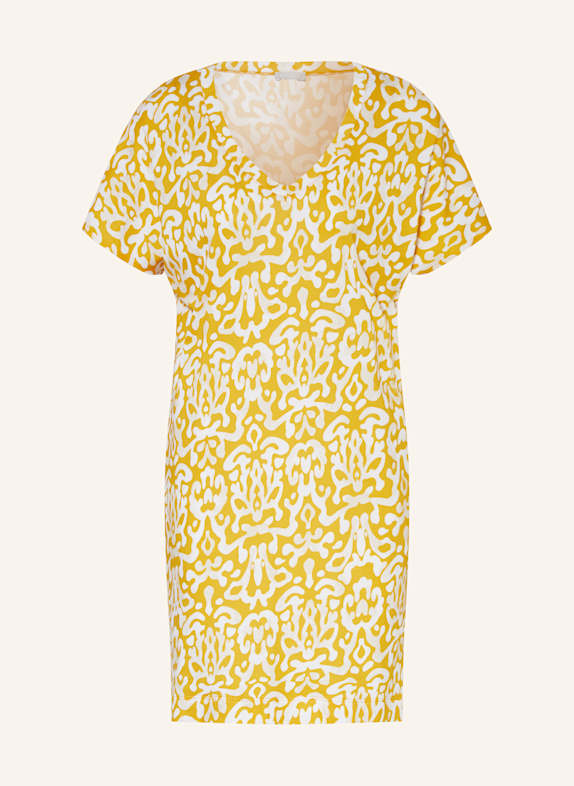 HANRO Nachthemd SLEEP & LOUNGE DUNKELGELB/ ECRU/ BEIGE