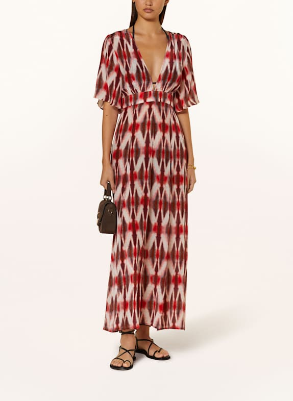 MARYAN MEHLHORN Strandkleid SANGUINE DUNKELROT/ ROT/ ECRU