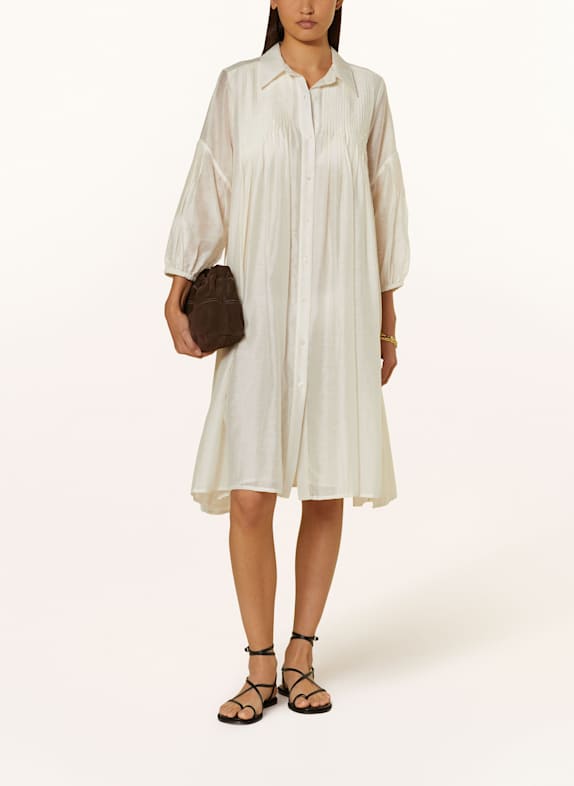 MARYAN MEHLHORN EXUBERANCE beach dress with 3/4 sleeves ECRU
