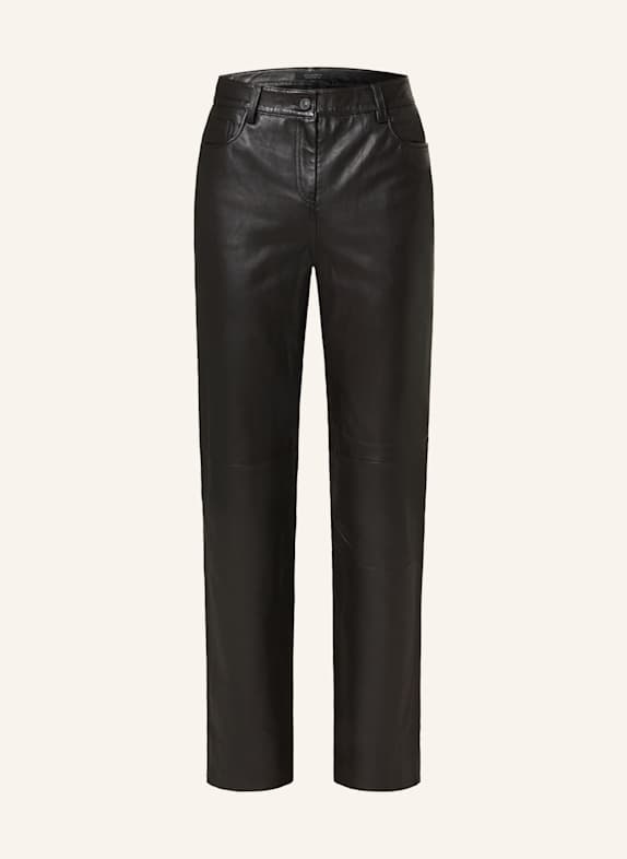 ALLSAINTS Lederhose SAIGE LEA SCHWARZ