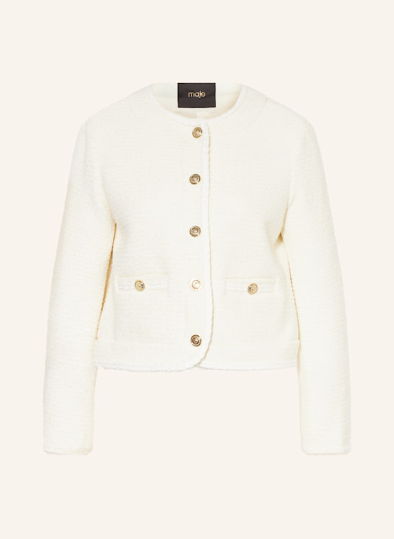 maje Kastenjacke aus Bouclé ECRU