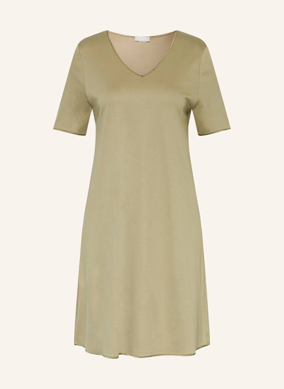 HANRO Nachthemd COTTON SILK KHAKI
