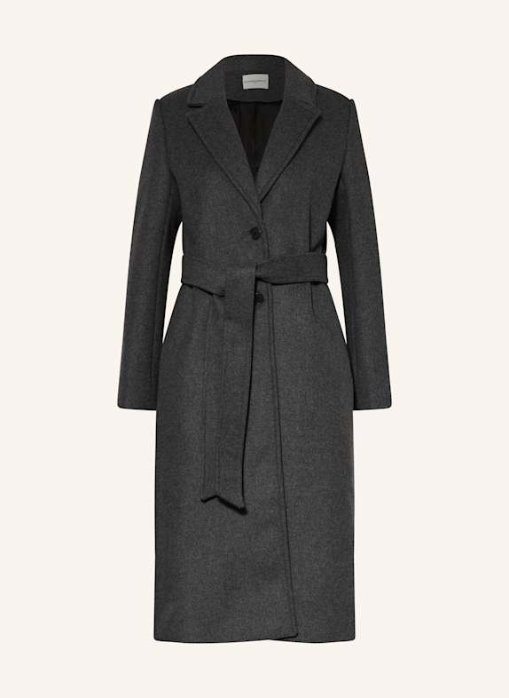 CLAUDIE PIERLOT Wollmantel GRAU