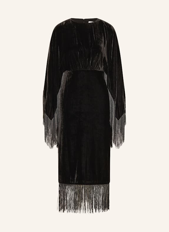 MALINA Velvet dress TARA BLACK