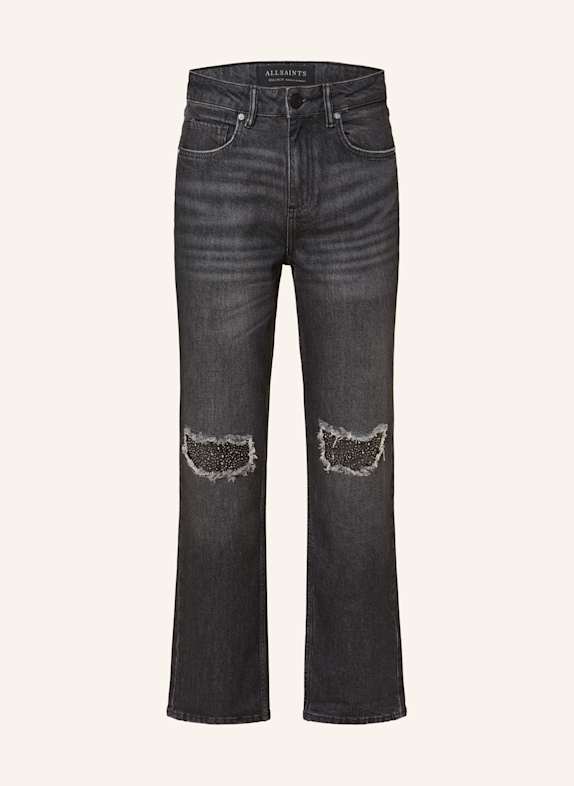 ALLSAINTS 7/8-Jeans IDA mit Schmucksteinen 5 BLACK