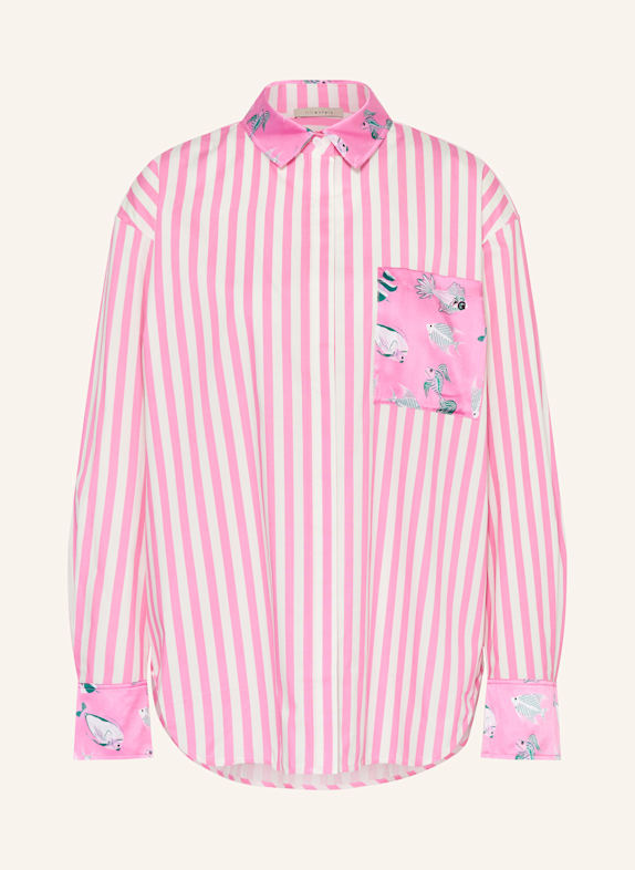 lilienfels Koszula MOCNORÓŻOWY / BIAŁY