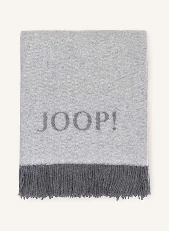 JOOP! Plaid FINE DOUBLEFACE HELLGRAU/ GRAU
