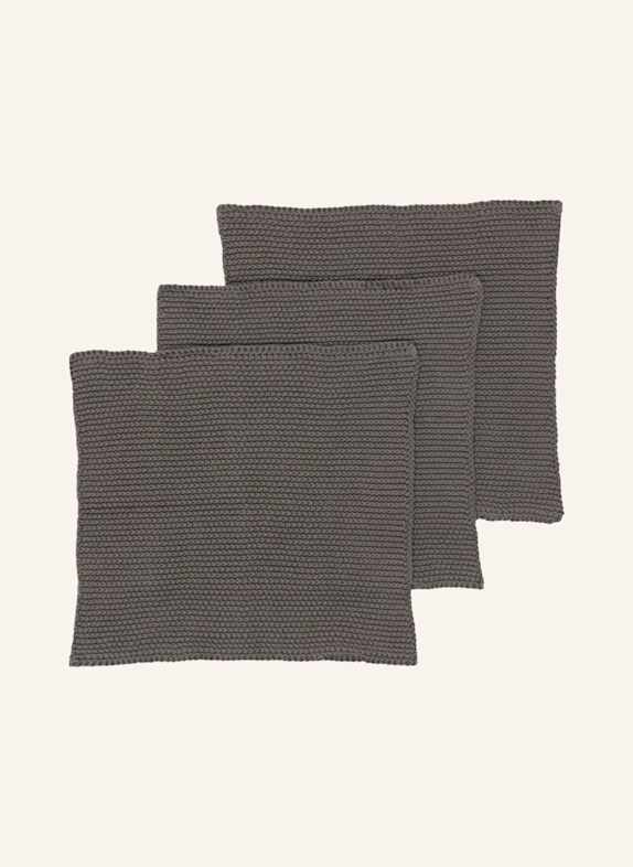 blomus 3er-Set Spültücher WIPE PERLA TAUPE