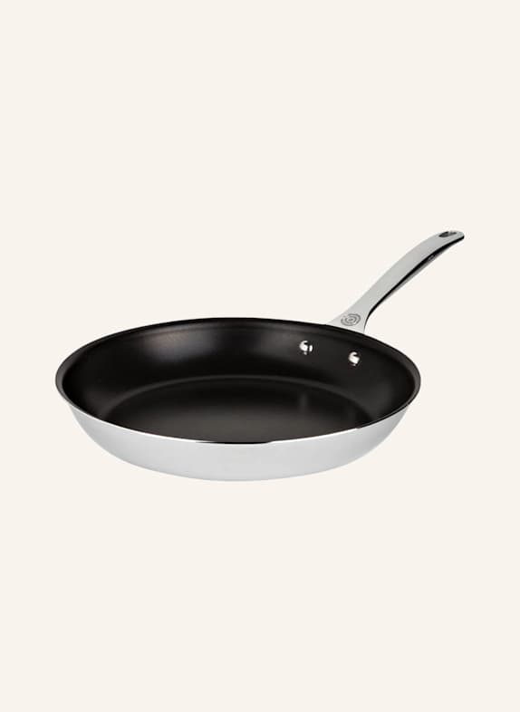 LE CREUSET Pfanne 3-ply PLUS SILBER/ SCHWARZ