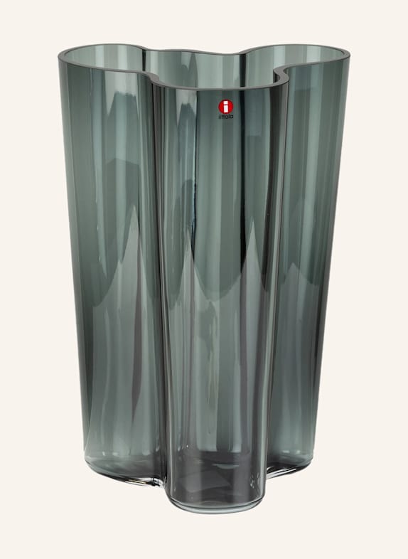 iittala Vase ALVAR AALTO DUNKELGRAU