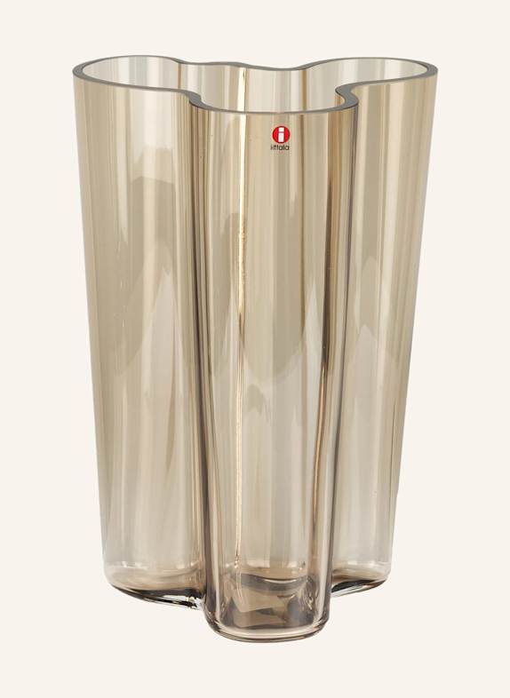iittala Vase ALVAR AALTO ORANGE TRANSPARENT