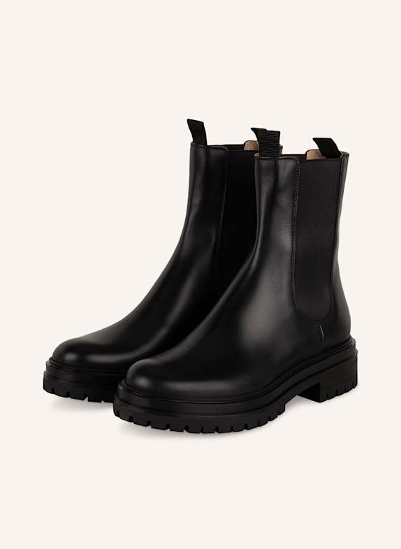 Gianvito Rossi Chelsea-Boots SCHWARZ