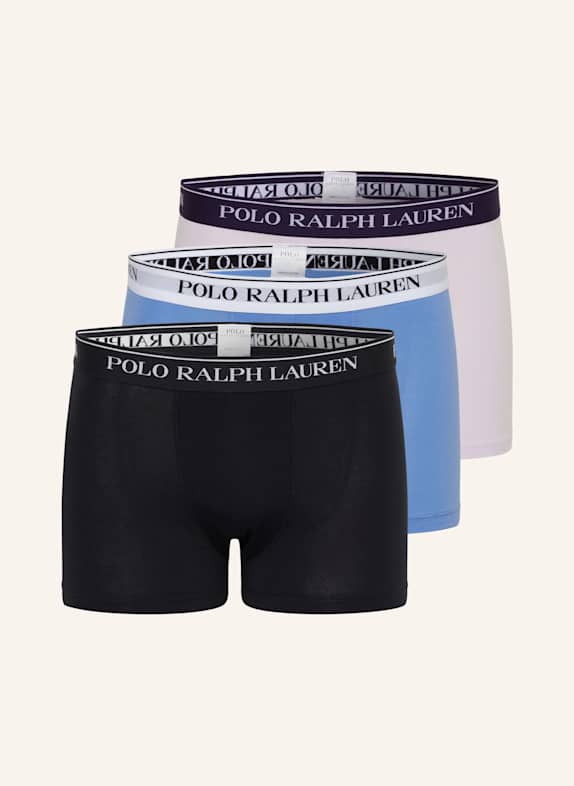 POLO RALPH LAUREN 3er-Pack Boxershorts  HELLLILA/ HELLBLAU/ SCHWARZ