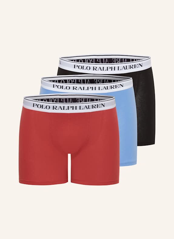 POLO RALPH LAUREN 3er-Pack Boxershorts HELLROT/ HELLBLAU/ SCHWARZ