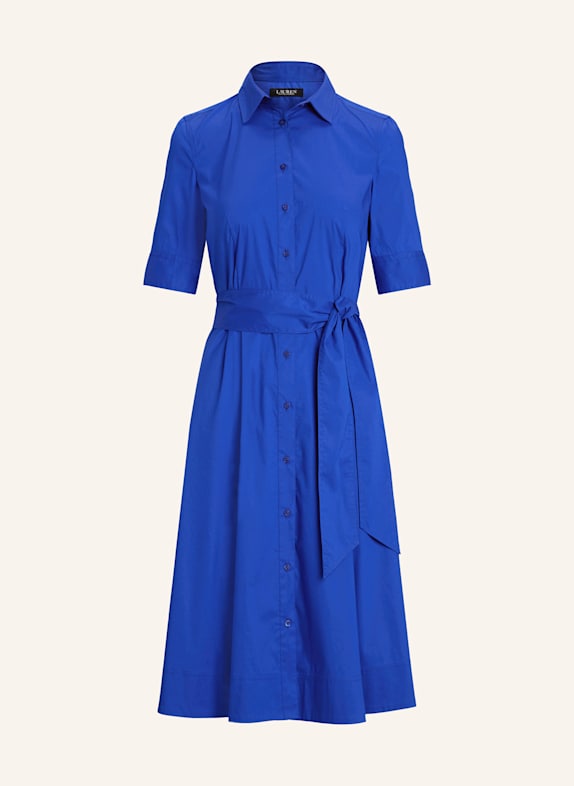 LAUREN RALPH LAUREN Hemdblusenkleid BLAU