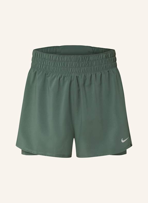 Nike 2-in-1-Trainingsshorts DRI-FIT ONE DUNKELGRÜN