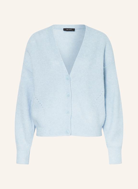 MOS MOSH Oversized-Strickjacke THORA mit Alpaka HELLBLAU