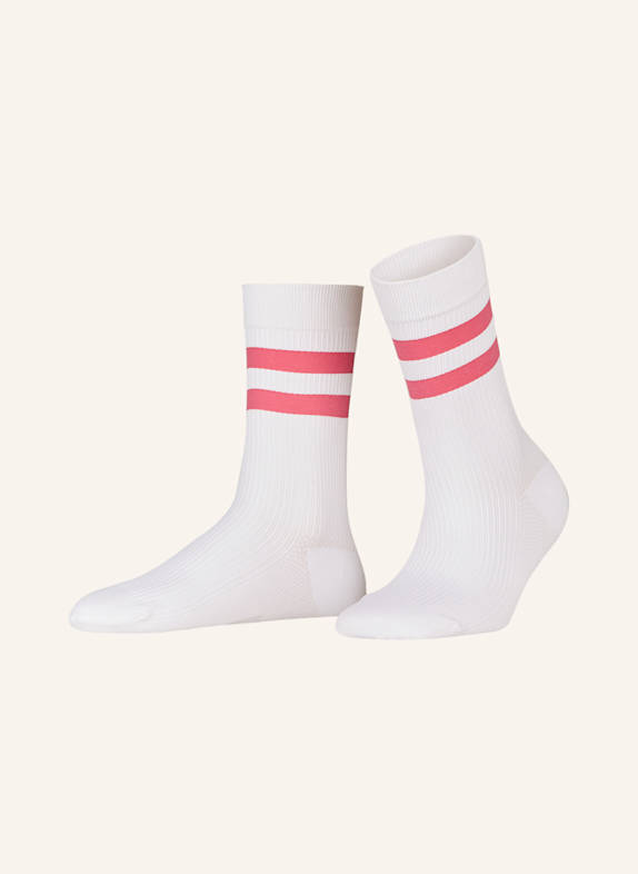 ITEM m6 Socken SNEAKER COTTON CONSCIOUS RIBBED mit Kompression WEISS/ PINK