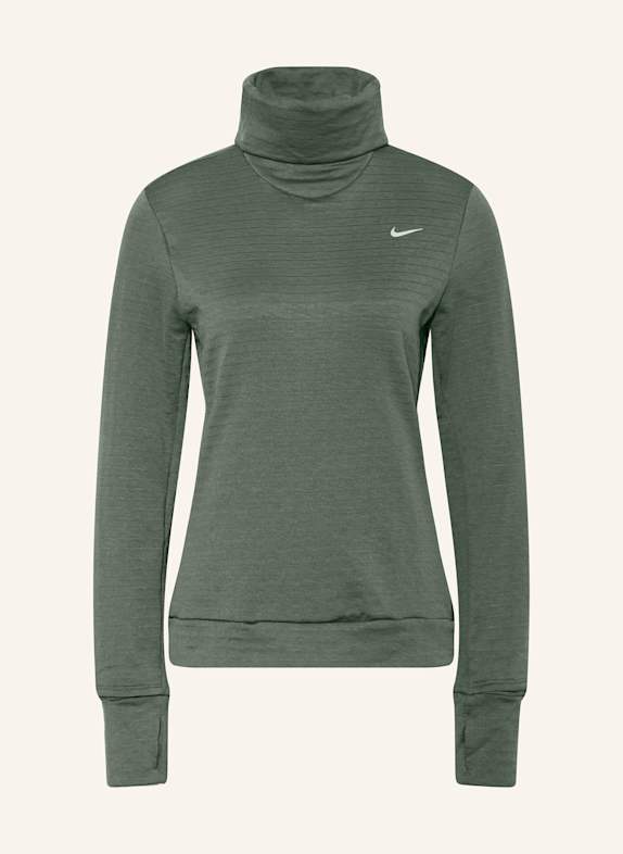 Nike Laufshirt THERMA-FIT SWIFT ELEMENT DUNKELGRÜN