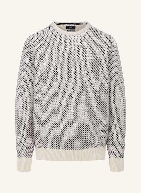 FYNCH-HATTON Svetr BÍLÁ/ ČERNÁ/ BÉŽOVÁ