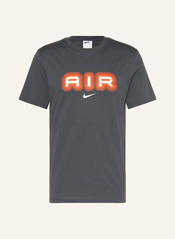 Nike T-Shirt DUNKELGRAU/ ORANGE