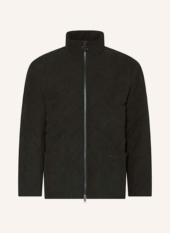 Barbour Steppjacke LIDDESDALE aus Cord SCHWARZ